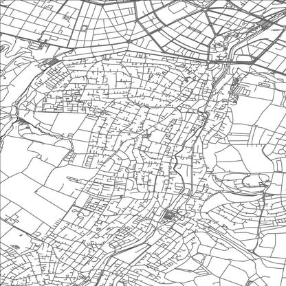 ROAD MAP OF BINNINGEN, SWITZERLAND BY MAPBAKES