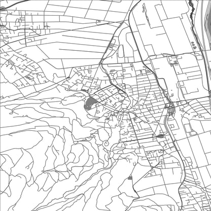 ROAD MAP OF BUCHS, SWITZERLAND BY MAPBAKES