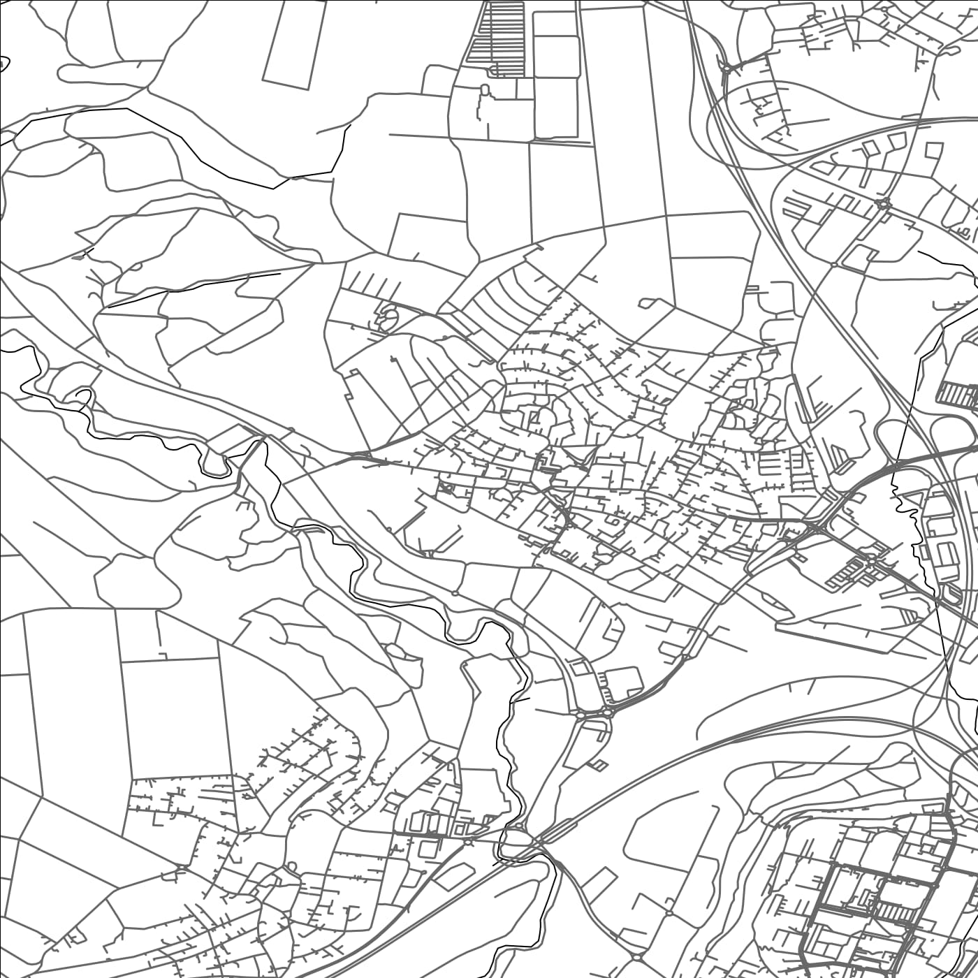 ROAD MAP OF BUSSY, SWITZERLAND BY MAPBAKES