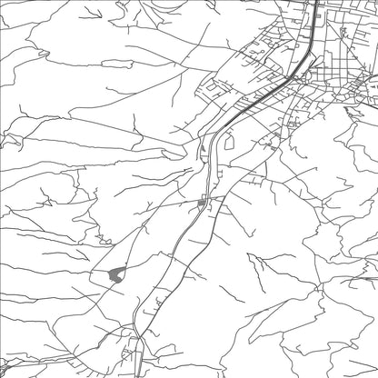 ROAD MAP OF EINSIEDELN, SWITZERLAND BY MAPBAKES