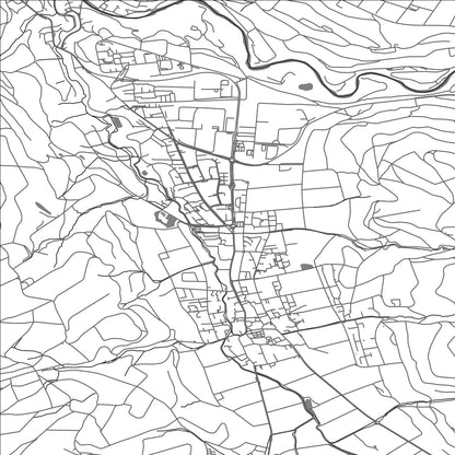 ROAD MAP OF EMBRACH, SWITZERLAND BY MAPBAKES