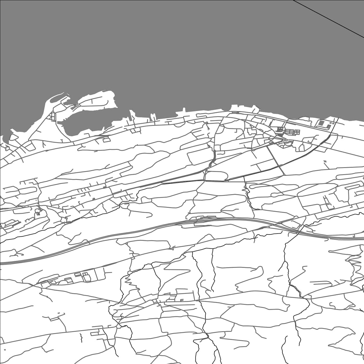 ROAD MAP OF FREIENBACH, SWITZERLAND BY MAPBAKES