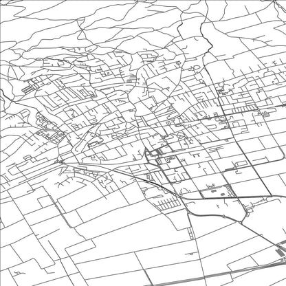 ROAD MAP OF GRENCHEN, SWITZERLAND BY MAPBAKES