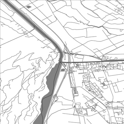 ROAD MAP OF LANDQUART, SWITZERLAND BY MAPBAKES