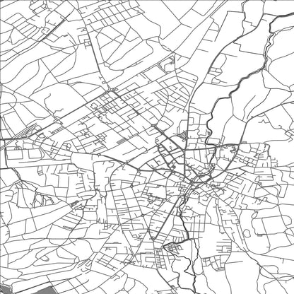 ROAD MAP OF LANGENTHAL, SWITZERLAND BY MAPBAKES