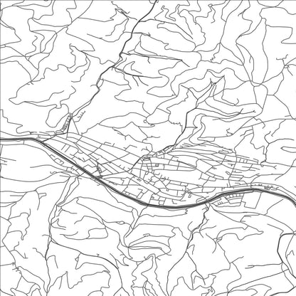 ROAD MAP OF LANGNAU, SWITZERLAND BY MAPBAKES