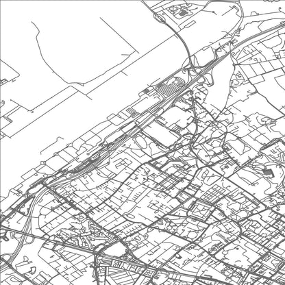 ROAD MAP OF LE GRAND-SACONNEX, SWITZERLAND BY MAPBAKES