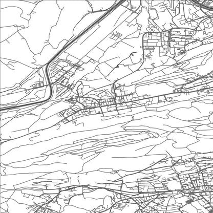 ROAD MAP OF LITTAU, SWITZERLAND BY MAPBAKES