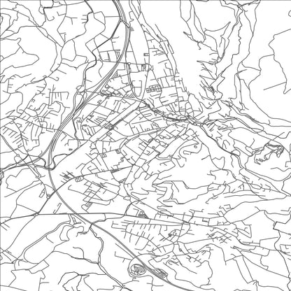 ROAD MAP OF MENDRISIO, SWITZERLAND BY MAPBAKES