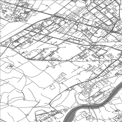 ROAD MAP OF MEYRIN, SWITZERLAND BY MAPBAKES