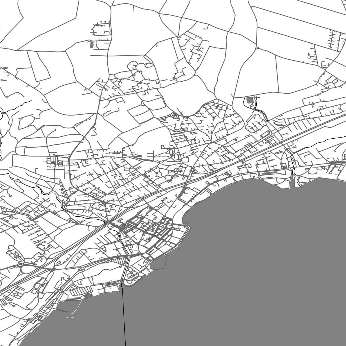 ROAD MAP OF MORGES, SWITZERLAND BY MAPBAKES