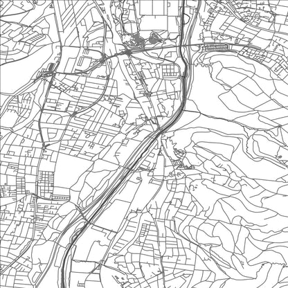 ROAD MAP OF MUNCHENSTEIN, SWITZERLAND BY MAPBAKES