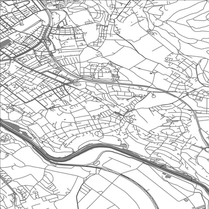 ROAD MAP OF MURI, SWITZERLAND BY MAPBAKES