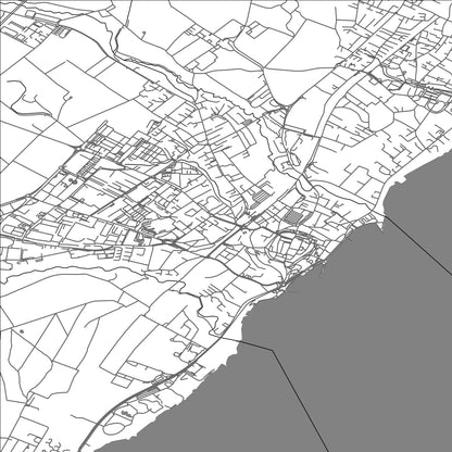 ROAD MAP OF NYON, SWITZERLAND BY MAPBAKES