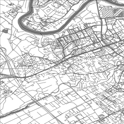 ROAD MAP OF ONEX, SWITZERLAND BY MAPBAKES