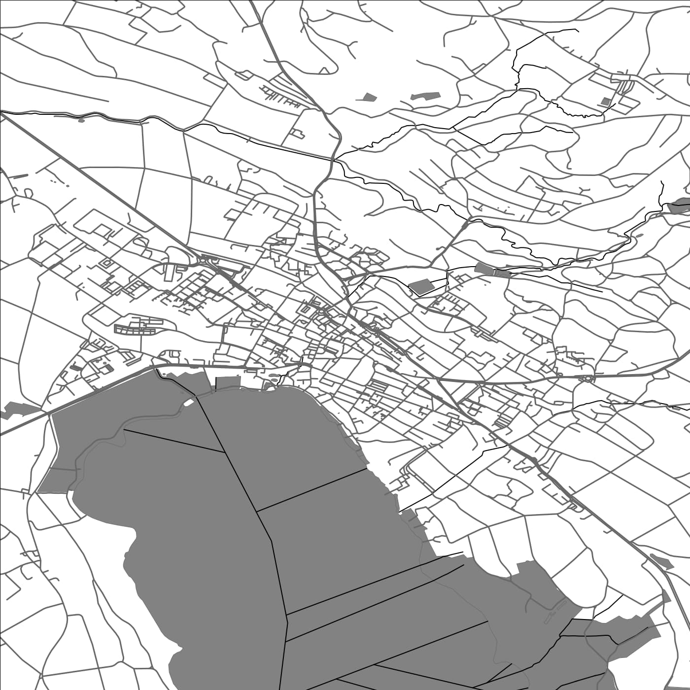 ROAD MAP OF PFAFFIKON, SWITZERLAND BY MAPBAKES