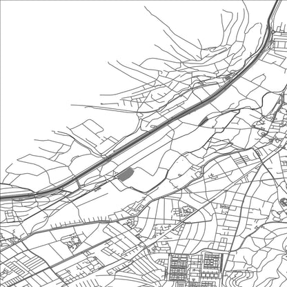 ROAD MAP OF RIEHEN, SWITZERLAND BY MAPBAKES