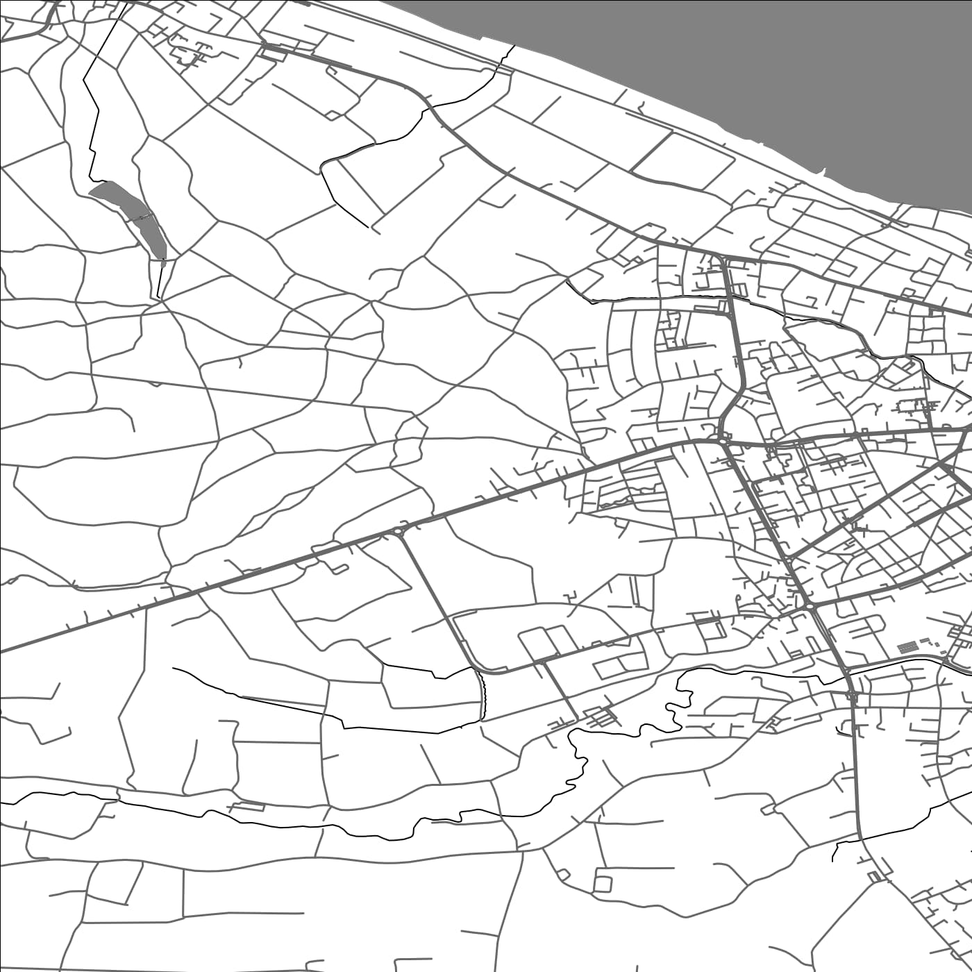 ROAD MAP OF ROMANSHORN, SWITZERLAND BY MAPBAKES