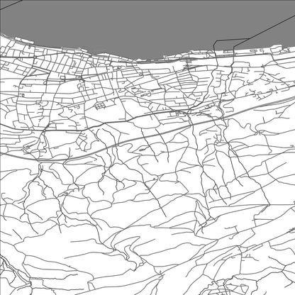 ROAD MAP OF RORSCHACH, SWITZERLAND BY MAPBAKES