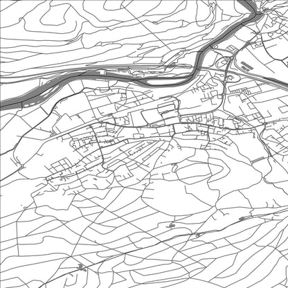 ROAD MAP OF ROTHRIST, SWITZERLAND BY MAPBAKES