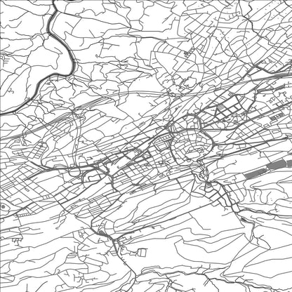 ROAD MAP OF SANKT GALLEN, SWITZERLAND BY MAPBAKES