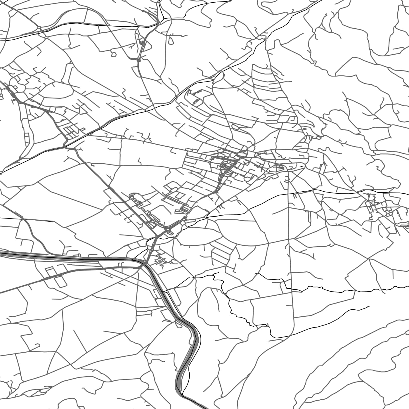 ROAD MAP OF SCHWYZ, SWITZERLAND BY MAPBAKES