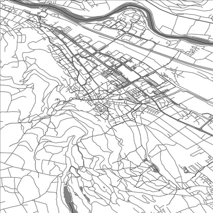 ROAD MAP OF SPREITENBACH, SWITZERLAND BY MAPBAKES