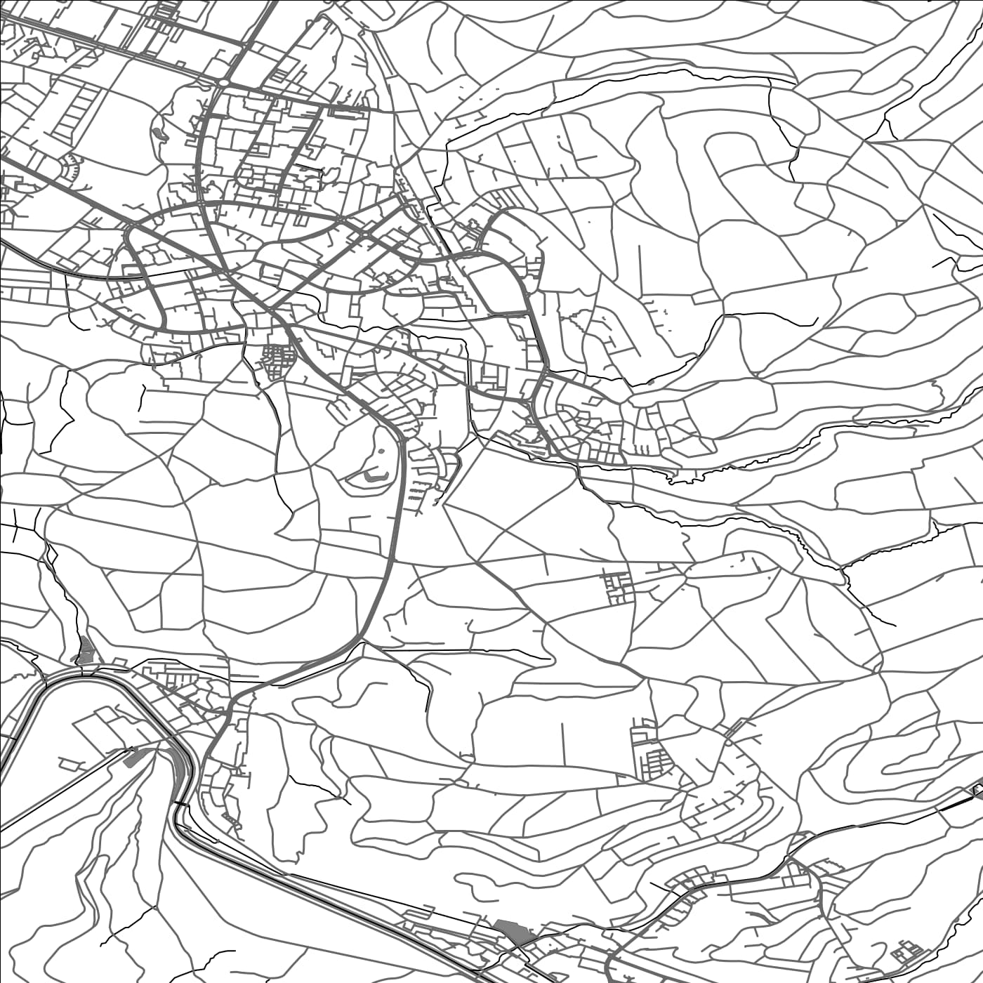 ROAD MAP OF STEGEN, SWITZERLAND BY MAPBAKES