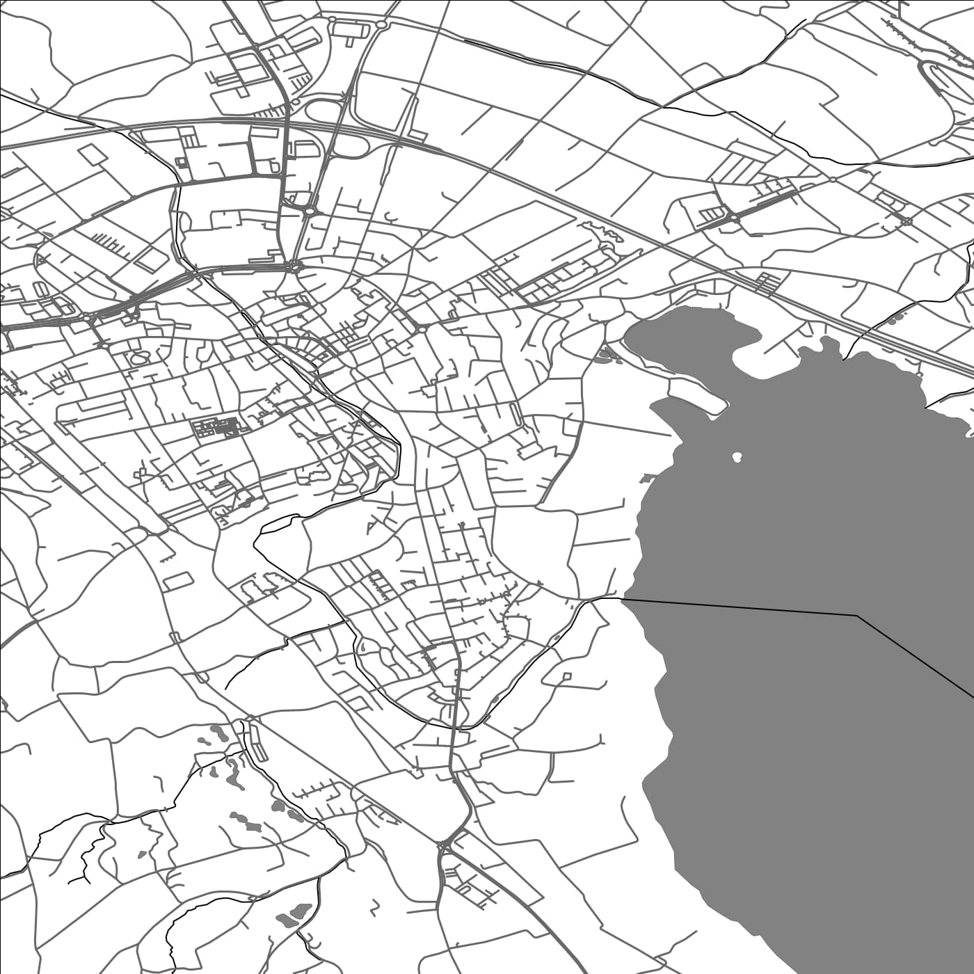 ROAD MAP OF SURSEE, SWITZERLAND BY MAPBAKES