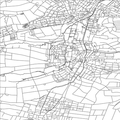 ROAD MAP OF THERWIL, SWITZERLAND BY MAPBAKES