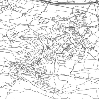 ROAD MAP OF UZWIL, SWITZERLAND BY MAPBAKES