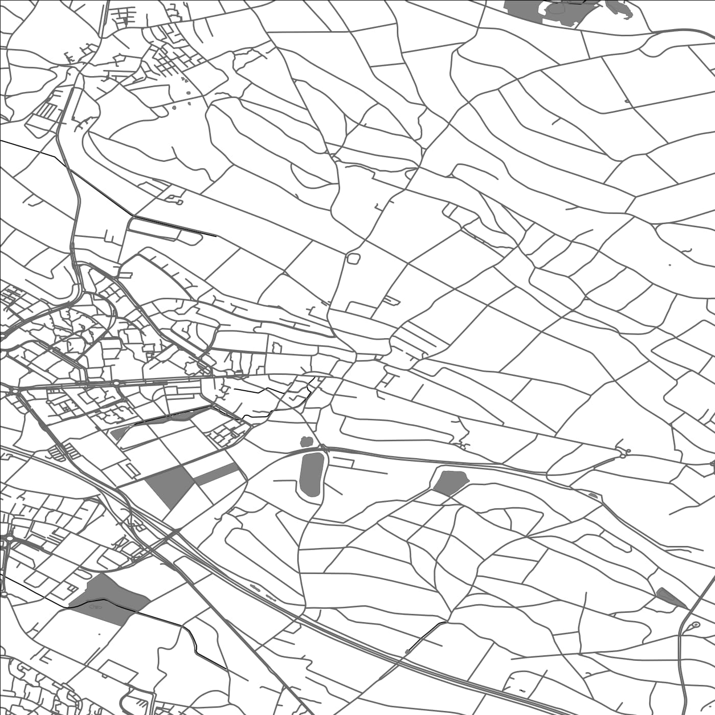 ROAD MAP OF VOLKETSWIL, SWITZERLAND BY MAPBAKES