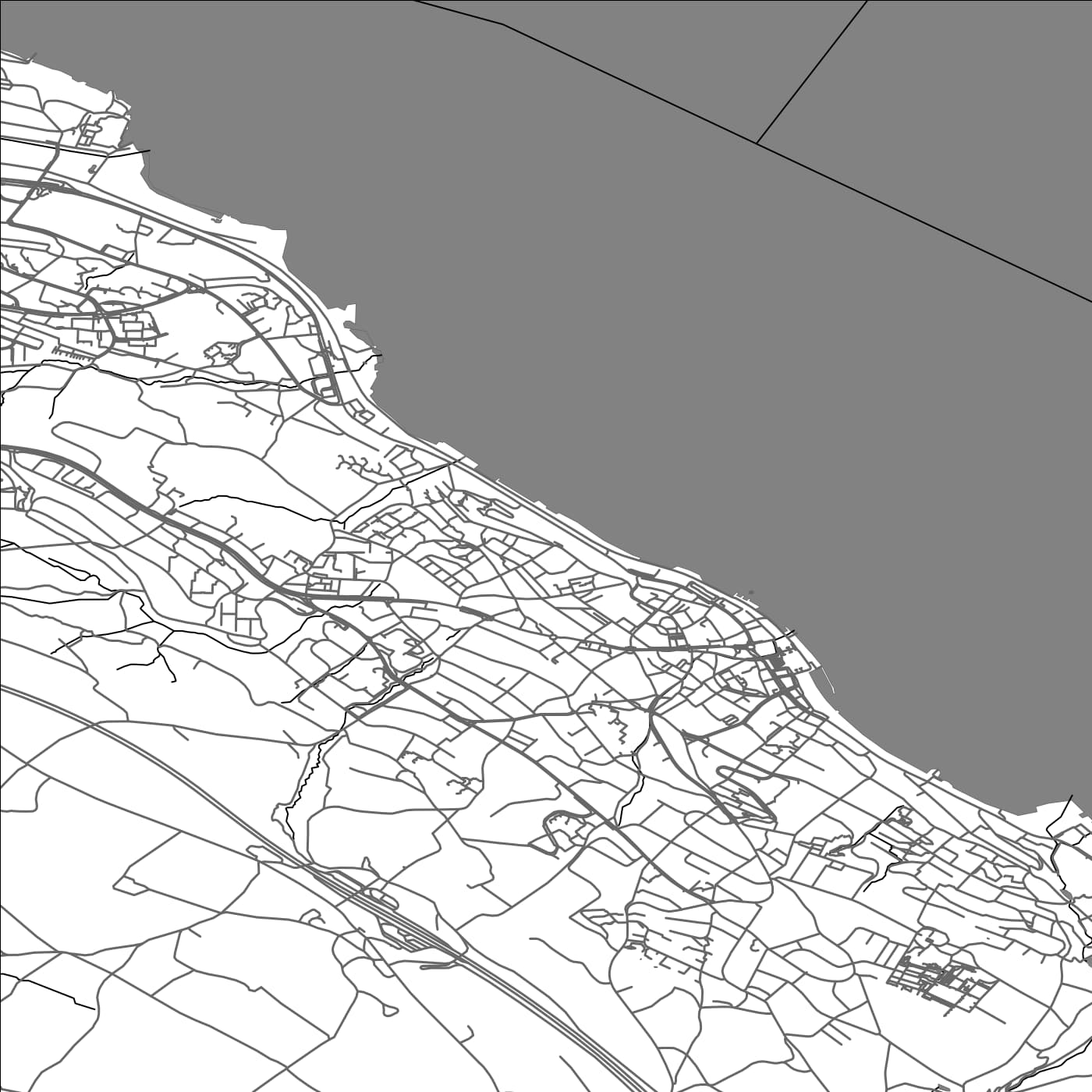 ROAD MAP OF WADENSWIL, SWITZERLAND BY MAPBAKES