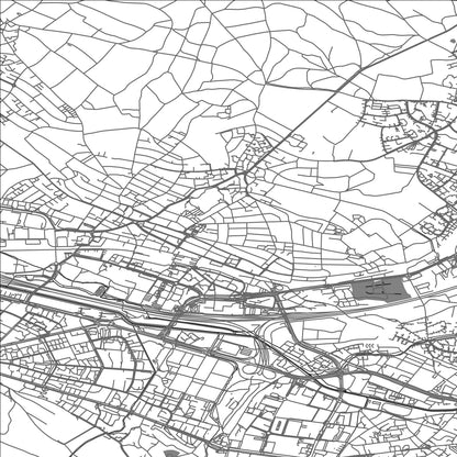 ROAD MAP OF WALLISELLEN, SWITZERLAND BY MAPBAKES