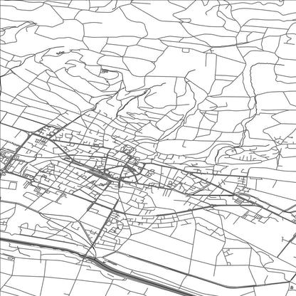 ROAD MAP OF WEINFELDEN, SWITZERLAND BY MAPBAKES