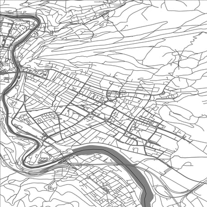 ROAD MAP OF WETTINGEN, SWITZERLAND BY MAPBAKES