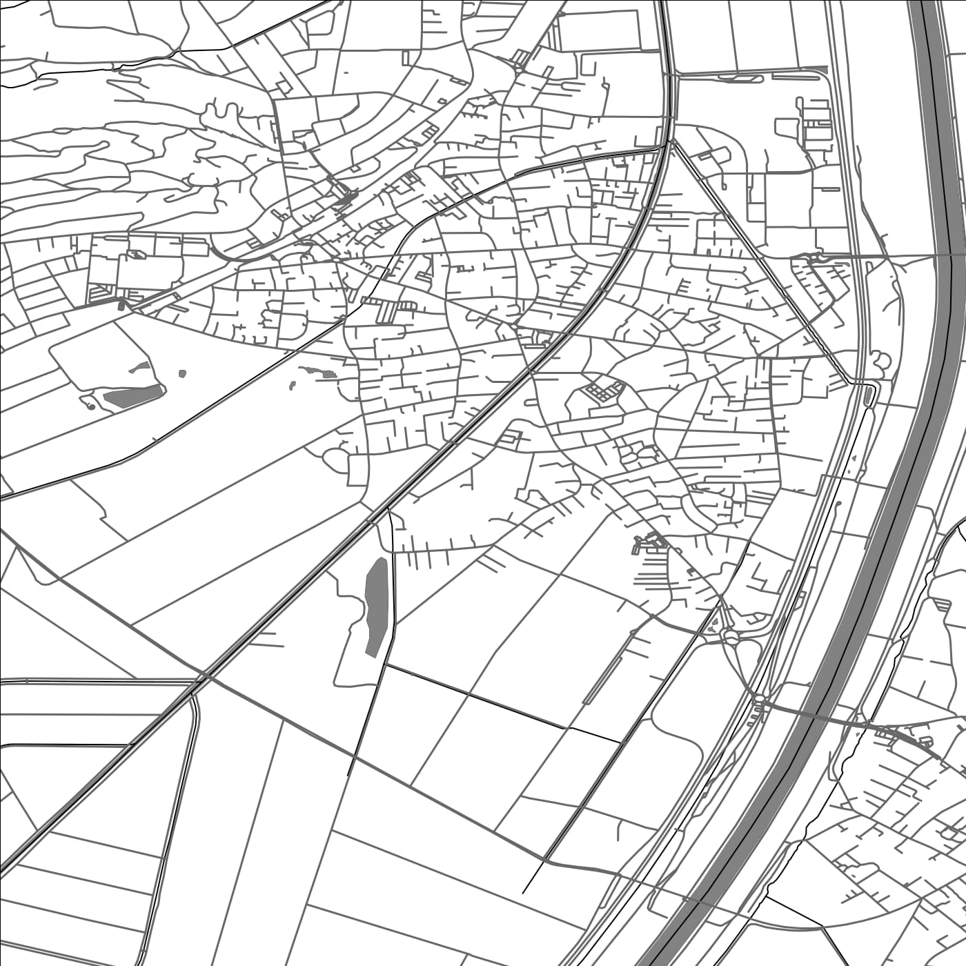 ROAD MAP OF WIDNAU, SWITZERLAND BY MAPBAKES