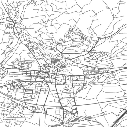 ROAD MAP OF WIL, SWITZERLAND BY MAPBAKES