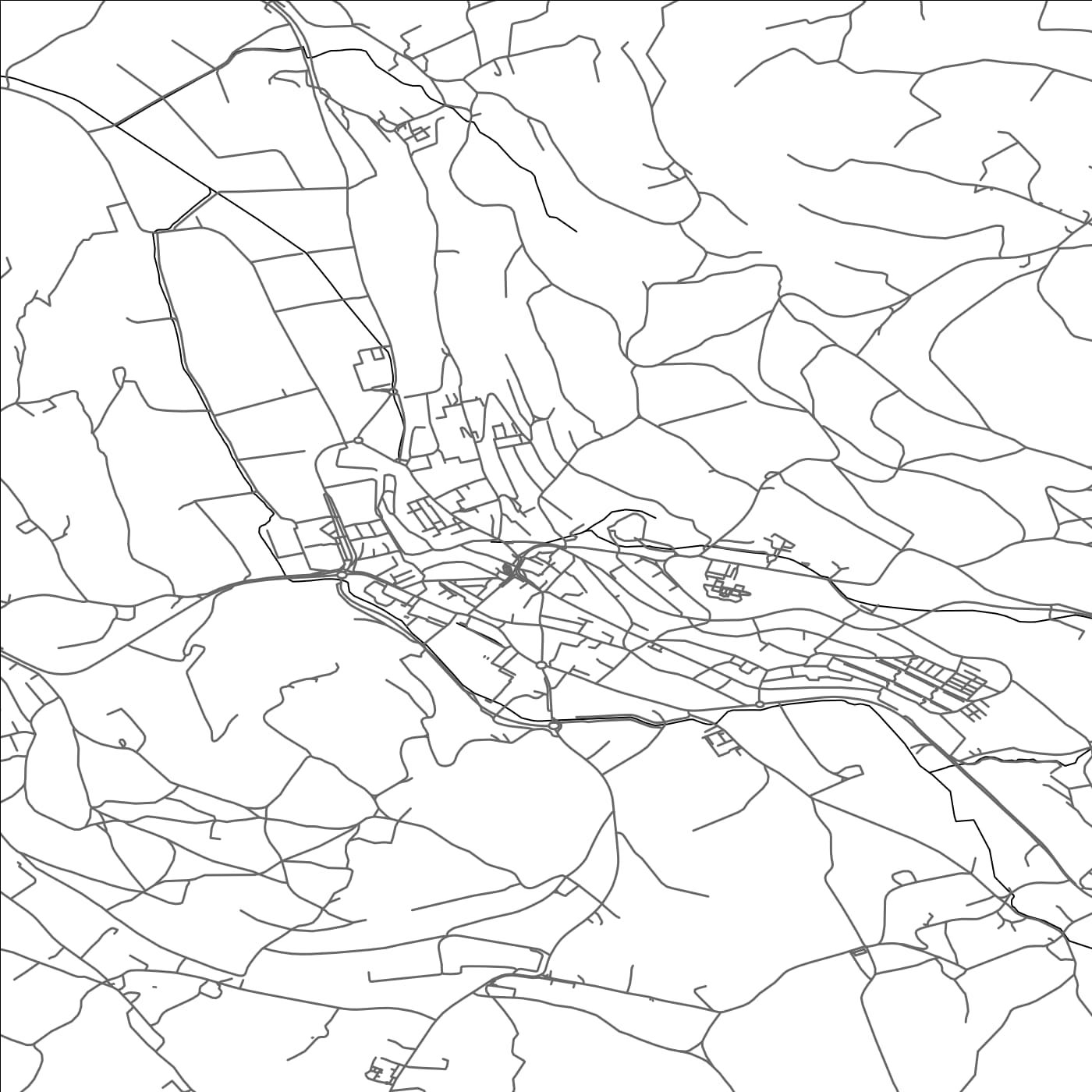 ROAD MAP OF WORB, SWITZERLAND BY MAPBAKES