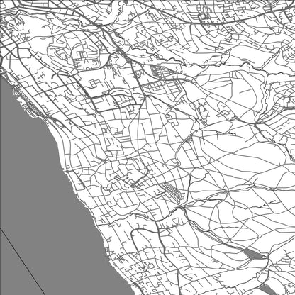 ROAD MAP OF ZOLLIKON, SWITZERLAND BY MAPBAKES