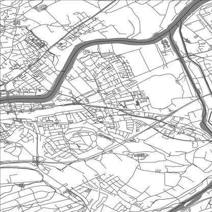 ROAD MAP OF ZUCHWIL, SWITZERLAND BY MAPBAKES