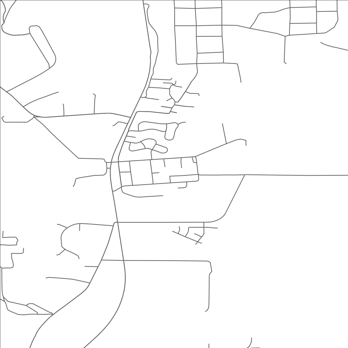 ROAD MAP OF ADAIR VILLAGE, OREGON BY MAPBAKES