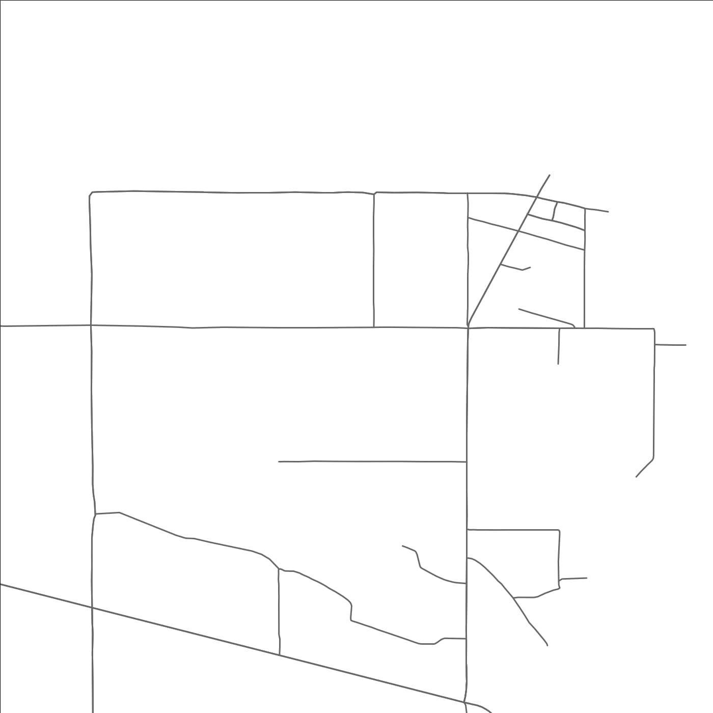 ROAD MAP OF ANNEX, OREGON BY MAPBAKES