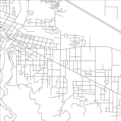 ROAD MAP OF ASHLAND, OREGON BY MAPBAKES