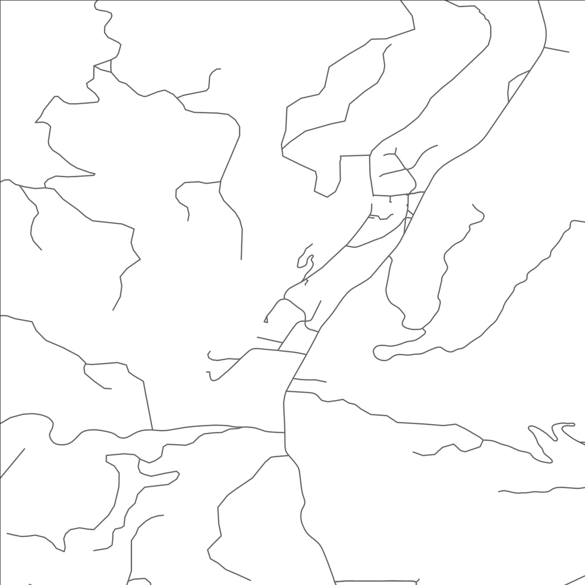 ROAD MAP OF BARNESDALE, OREGON BY MAPBAKES