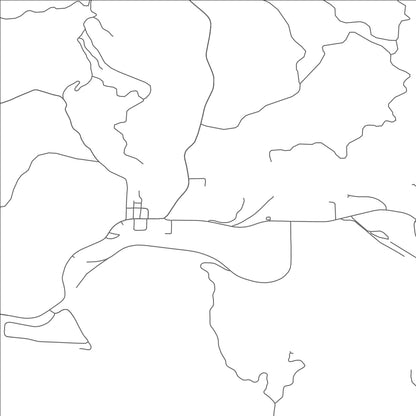 ROAD MAP OF BEAVER, OREGON BY MAPBAKES