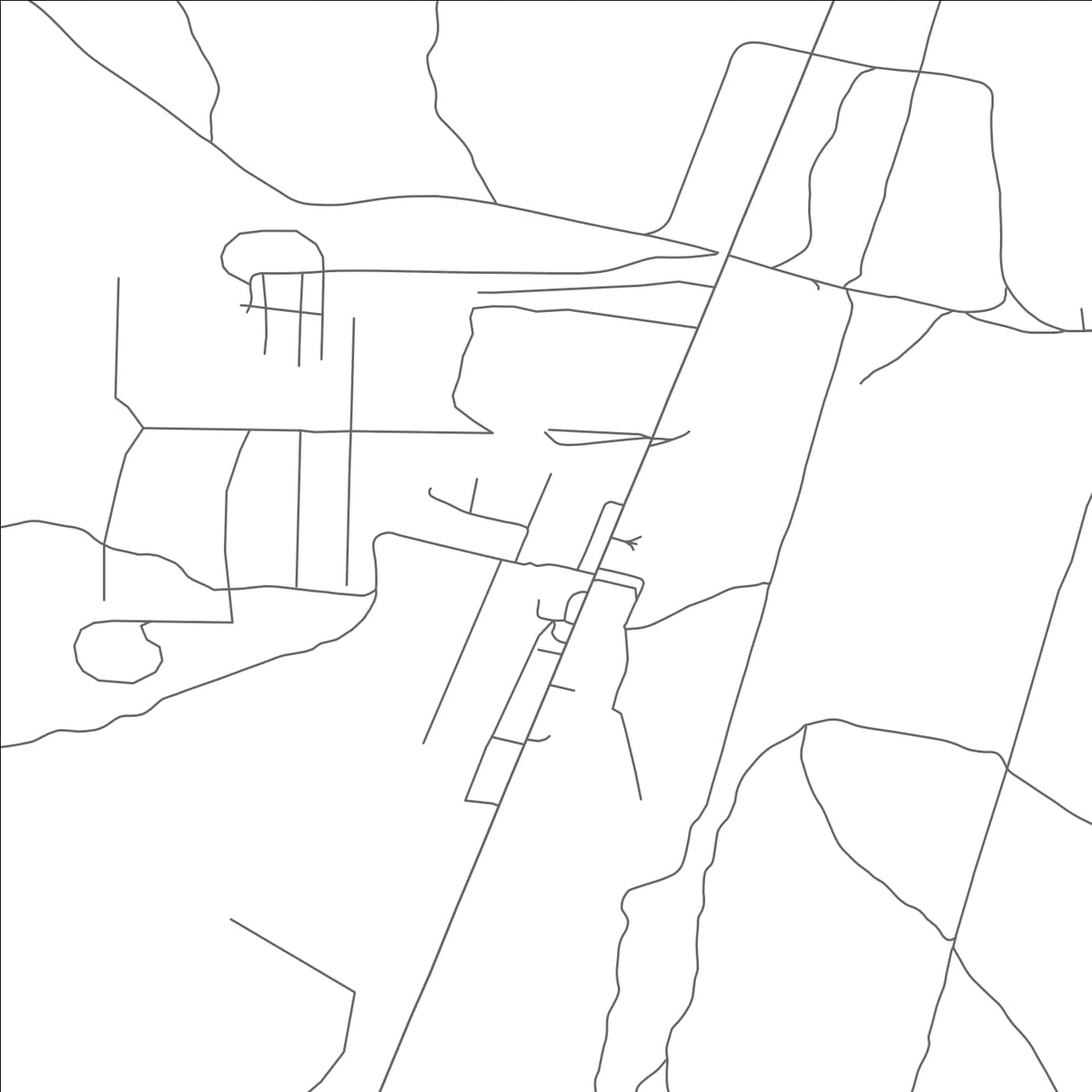 ROAD MAP OF BEAVER MARSH, OREGON BY MAPBAKES