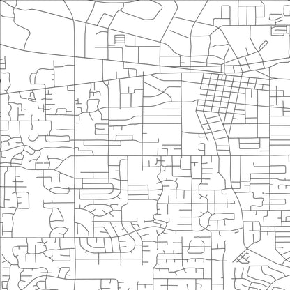 ROAD MAP OF BEAVERTON, OREGON BY MAPBAKES