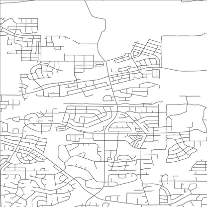 ROAD MAP OF BETHANY, OREGON BY MAPBAKES