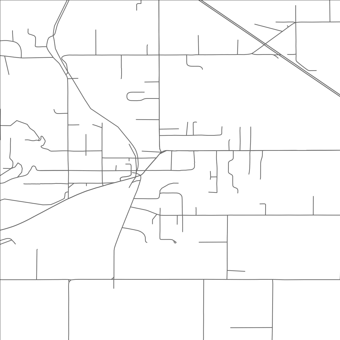 ROAD MAP OF BORING, OREGON BY MAPBAKES